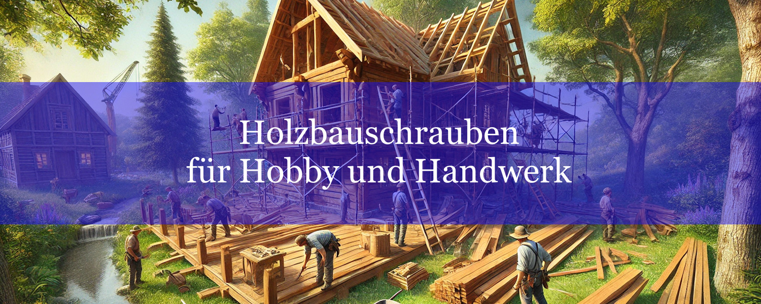 Holzbauschrauben aus Stahl und Edelstahl