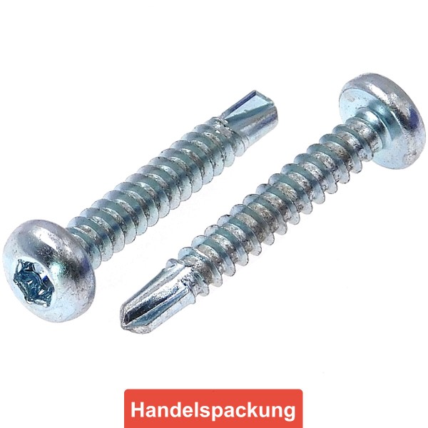 Bohrschrauben Torx Stahl verzinkt Linsenkopf DIN 7504 Typ N(M) - B2B